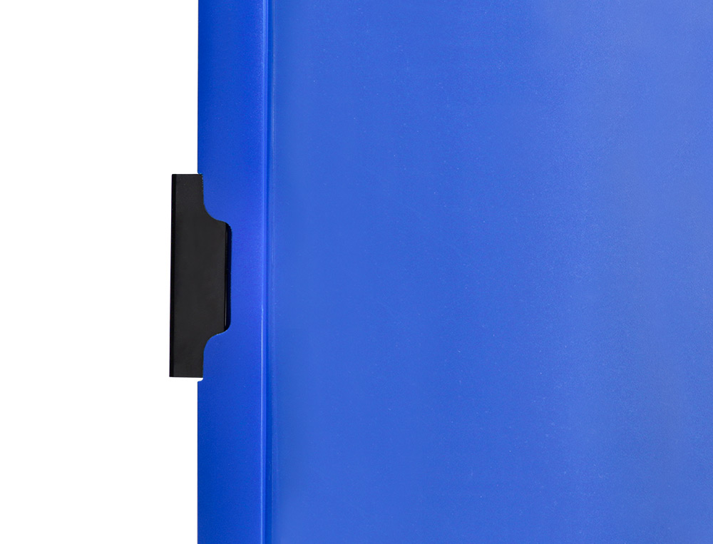 PASTA DOSSIER C/CLIP LATERAL, P/25 FOLHAS, AZUL (PACK C/10)