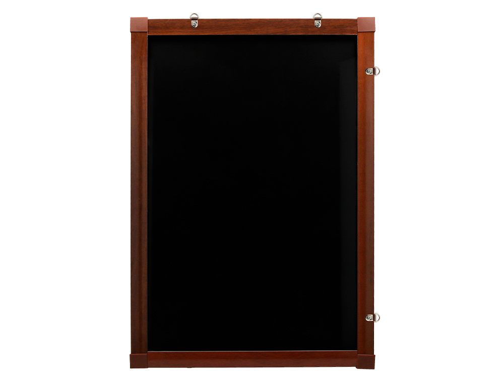 QUADRO SIGMA DE LED CAVLETE DE MADEIRA COM SUPERFCIE DE CRISTAL PARA MARCADORES TIPO GIZ 55X85CM