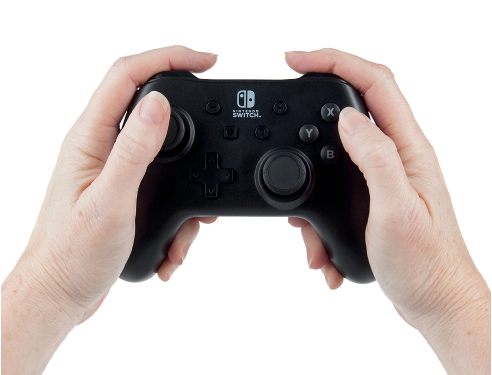 COMANDO NINTENDO COM CABO POWER A PARA SWITCH PRETO