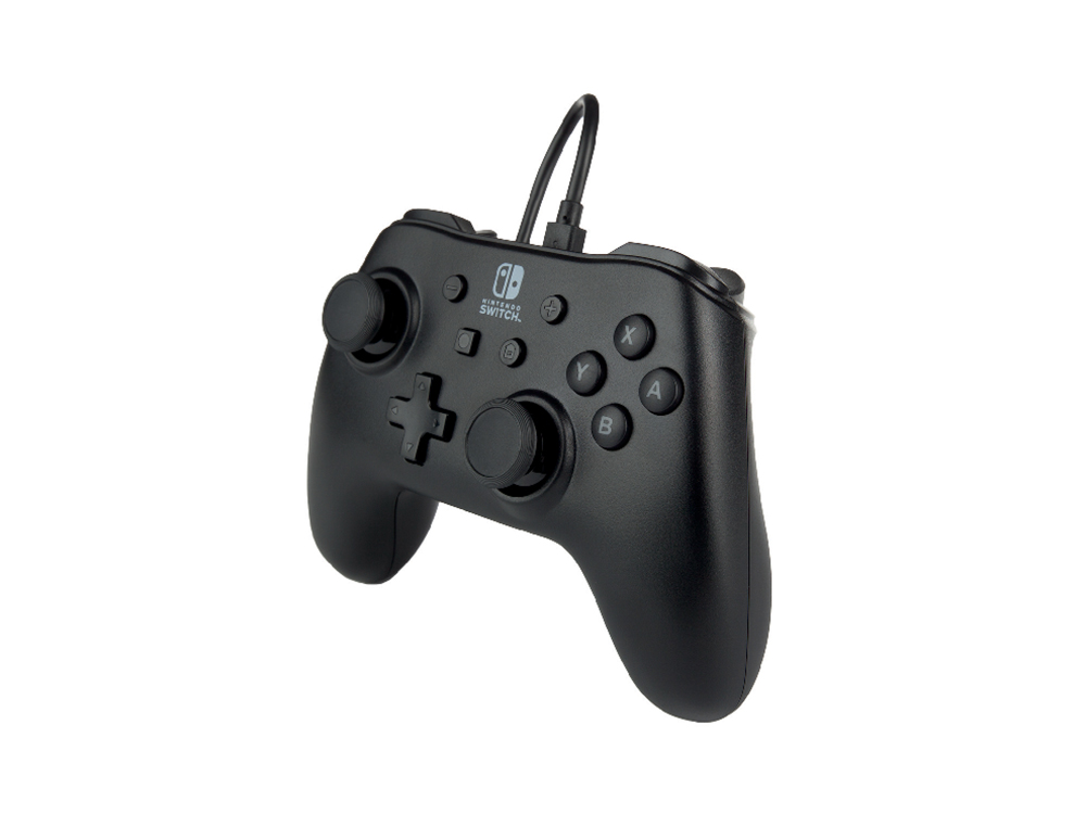 COMANDO NINTENDO COM CABO POWER A PARA SWITCH PRETO