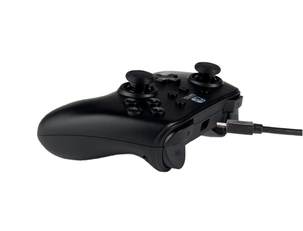 COMANDO NINTENDO COM CABO POWER A PARA SWITCH PRETO