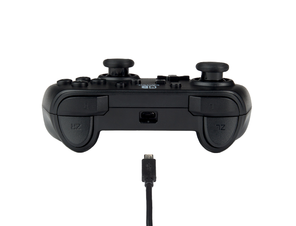 COMANDO NINTENDO COM CABO POWER A PARA SWITCH PRETO