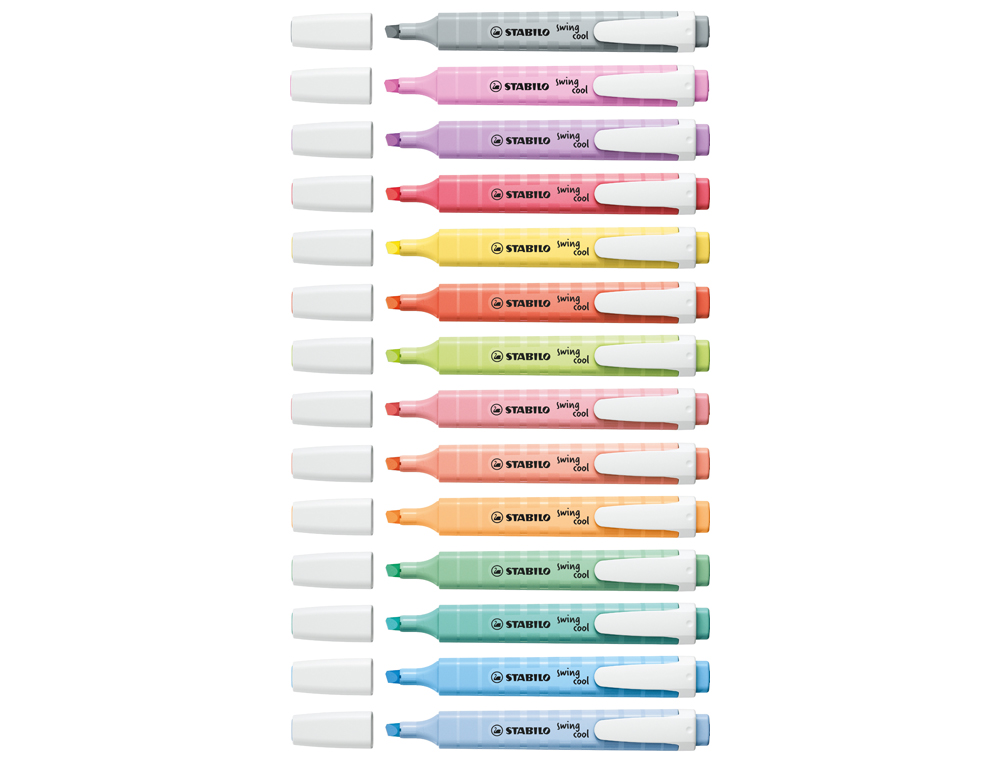 MARCADOR FLUORESCENTE STABILO SWING COOL PASTEL VERDE MENTA