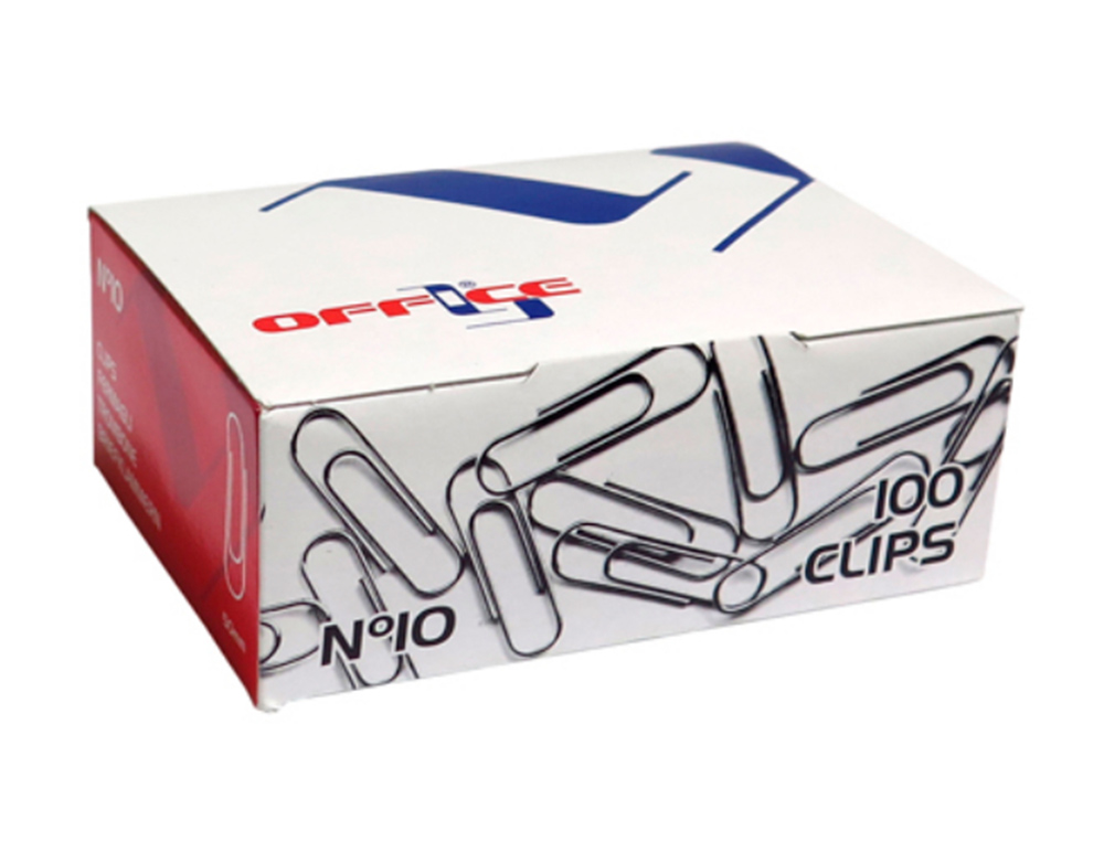 CLIPS LISMANIA L-OFFICE N10 50 MM CAIXA DE 100 UNIDADES