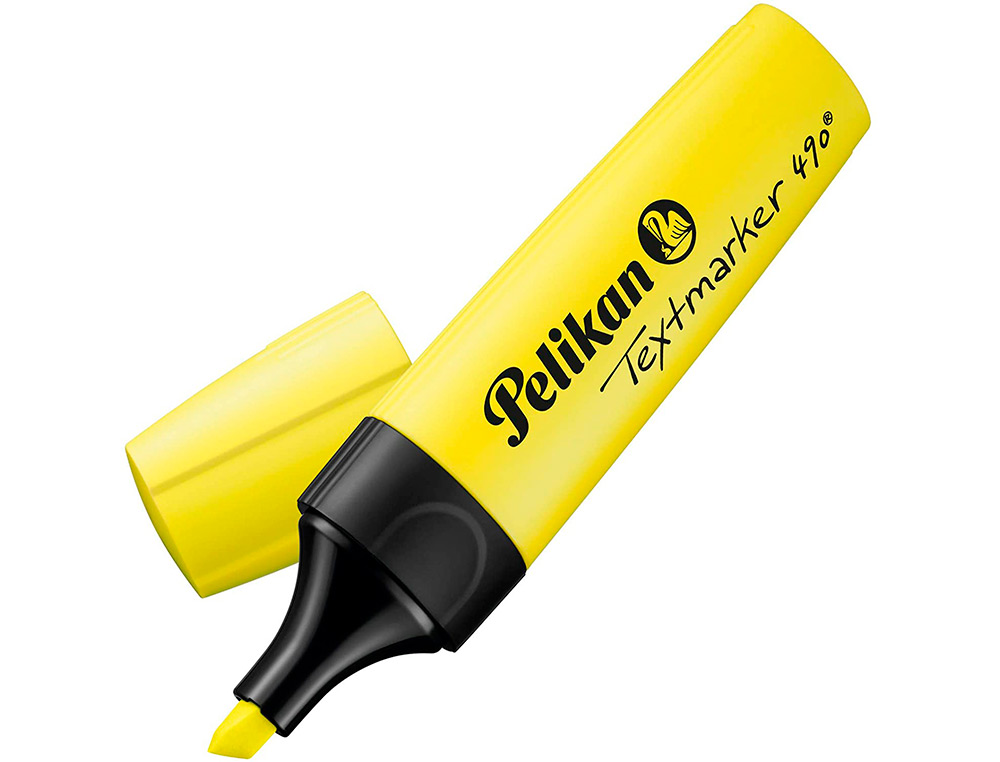MARCADOR FLUORESCENTE PELIKAN TEXTMARKER 490 AMARELO