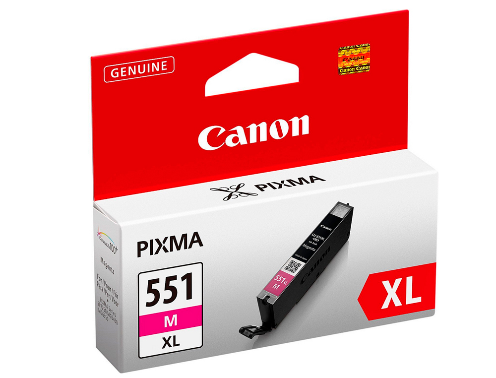 TINTEIRO CANON CLI-551 XL MG5450 / IP7250 / MG6350 MAGENTA