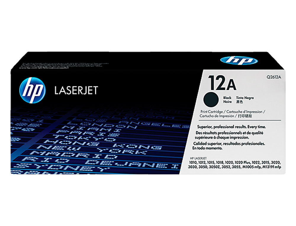 TONER LASER HP Q2612A PRETO