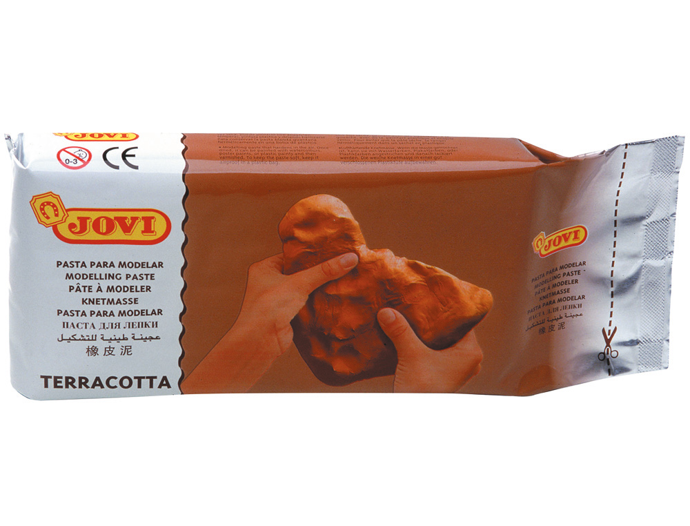 PASTA PARA MODELAR JOVI 1000 GR CASTANHO