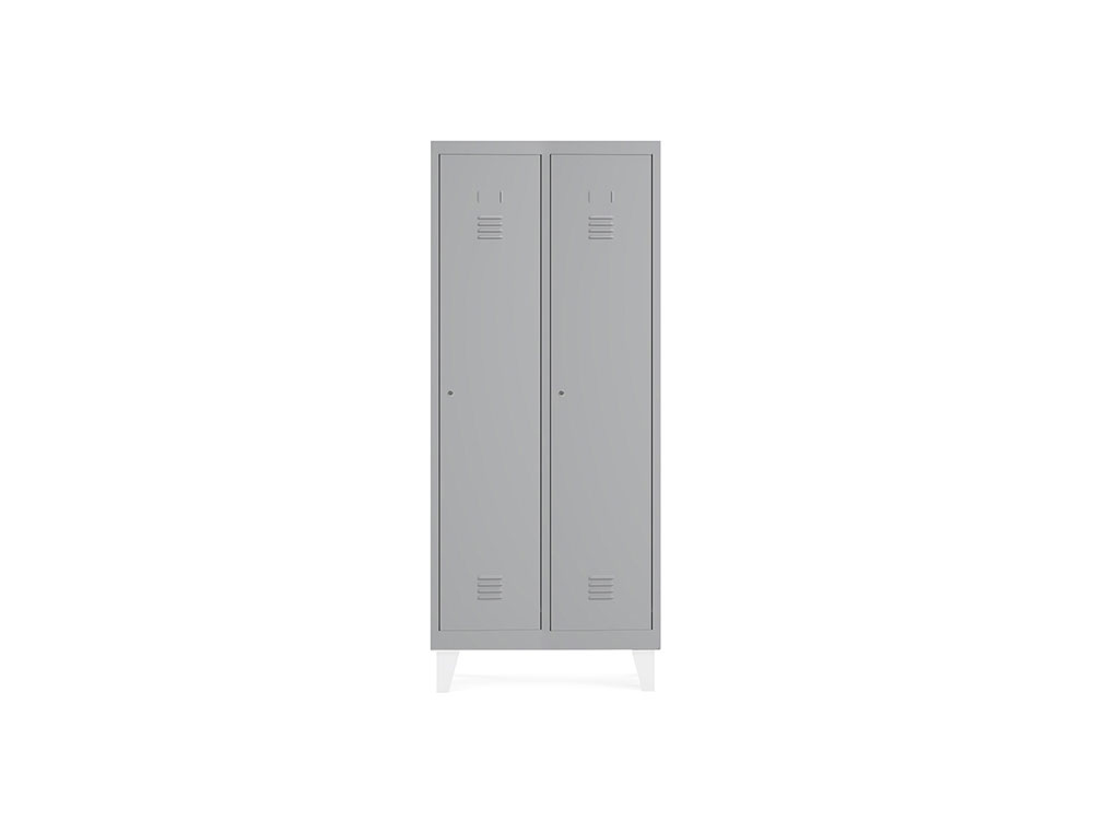 ARMARIO METALICO ROCADA 400 2 MODULOS X 1 PORTA CINZA 820X500X1800 MM