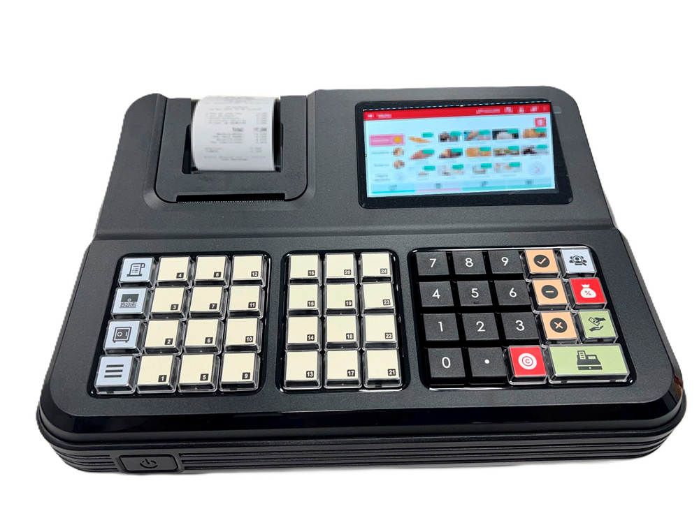 CAIXA REGISTADORA SAM4S ZETA A-50 VERIFACTU/TICKETBAI 15 FAMILIAS VISOR LED 8 DIGITOS COR PRETO 320X260X113 MM