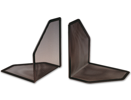 APOIA LIVROS DE REDE Q-CONNECT CONJUNTO DE 2 - PRETO