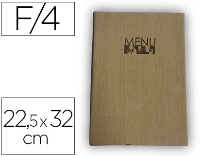 PORTA MENUS LIDERPAPEL 22,5 X 32 CM COM 4 BOLSAS