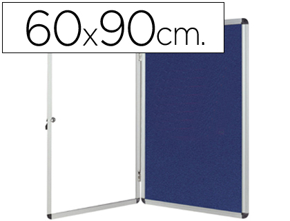 VITRINA DE ANUNCIOS Q-CONNECT DE FELTRO 90X60 CM