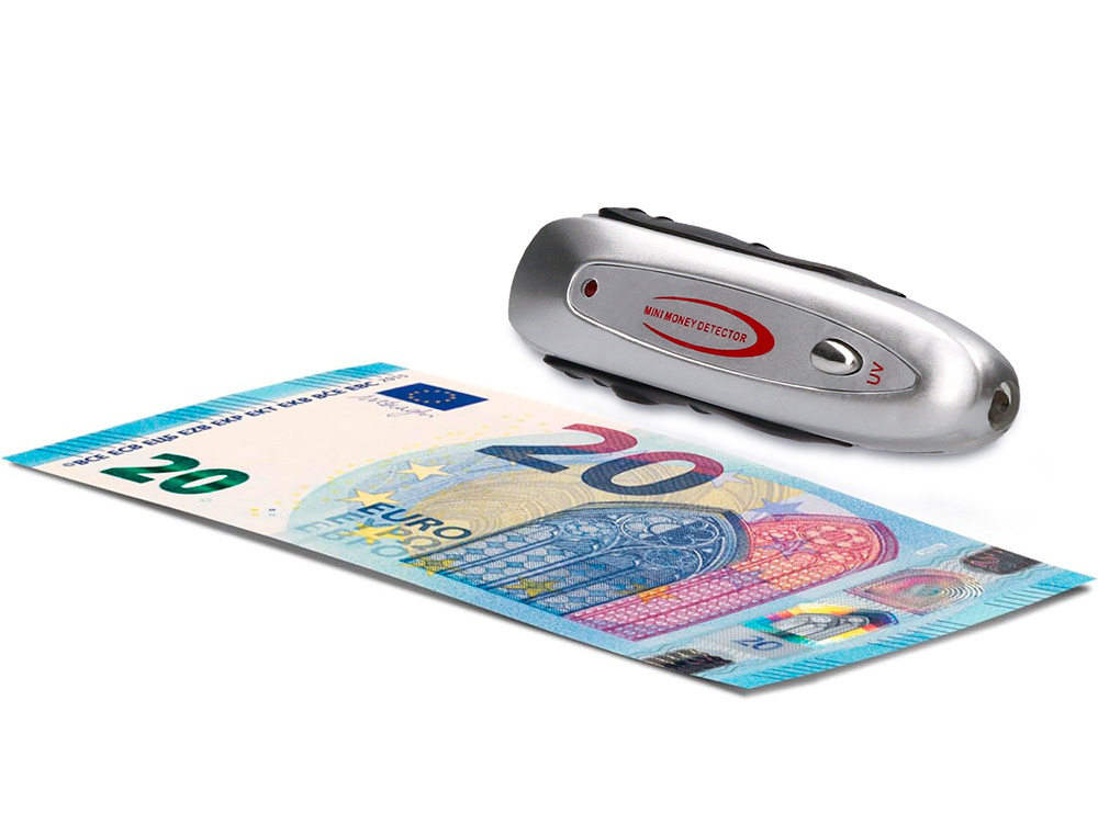 DETETOR DE NOTAS FALSAS PORTATIL Q-CONNECT
